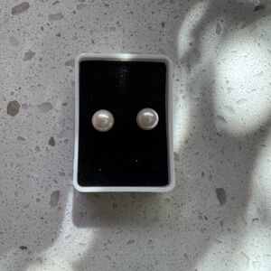 Elegant Pearl Stud Earrings